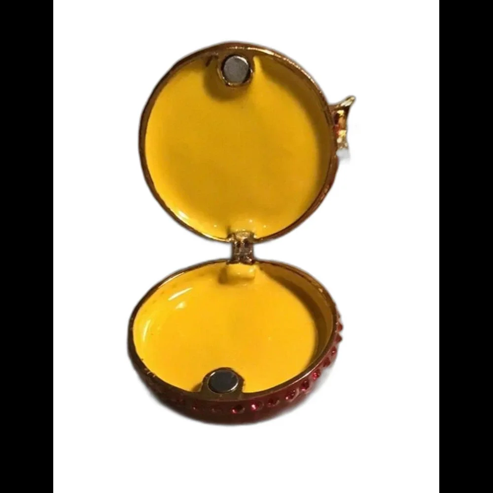 Objet D’Art Island Shrine Jeweled Enamel Trinket Box #102 Artform